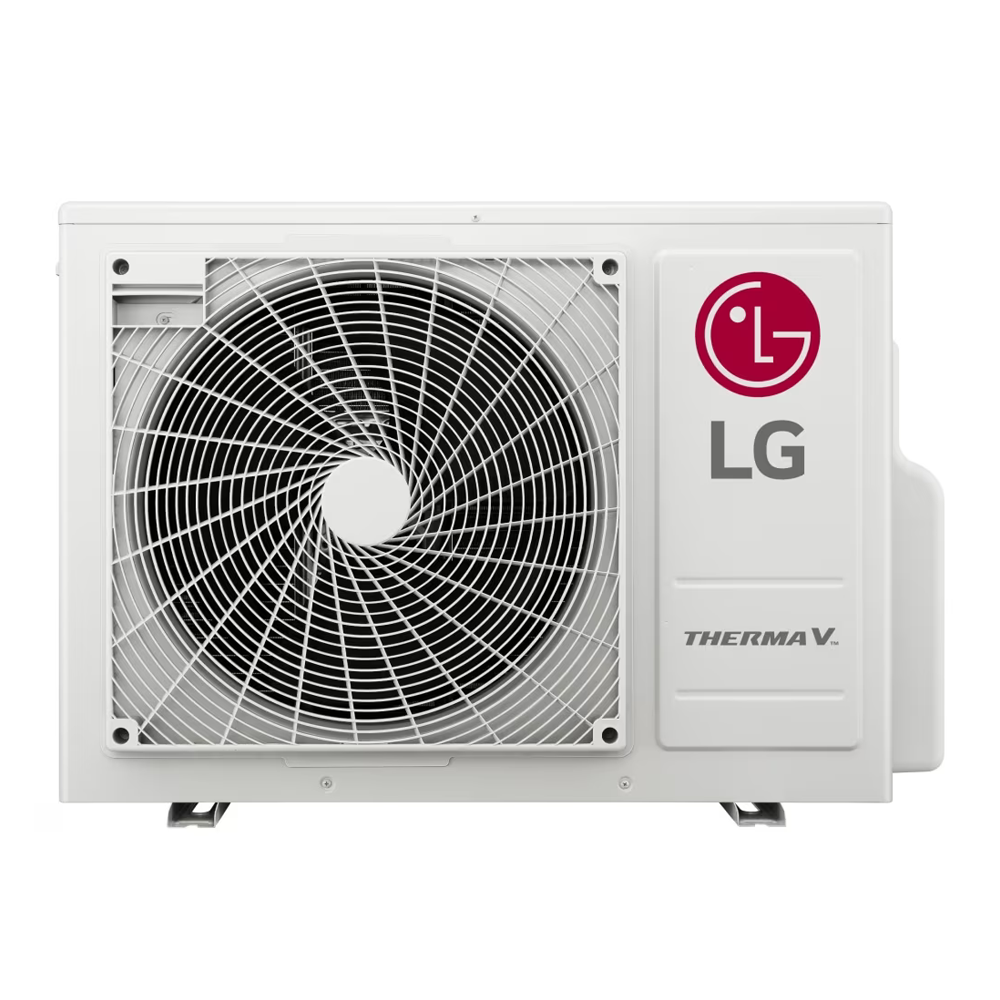 LG Therma V hidro-split hőszivattyú 12kW, 1 fázis + 200l HMV (HN1616Y.NB1 + HU121MRB.U30) - Hőszipka