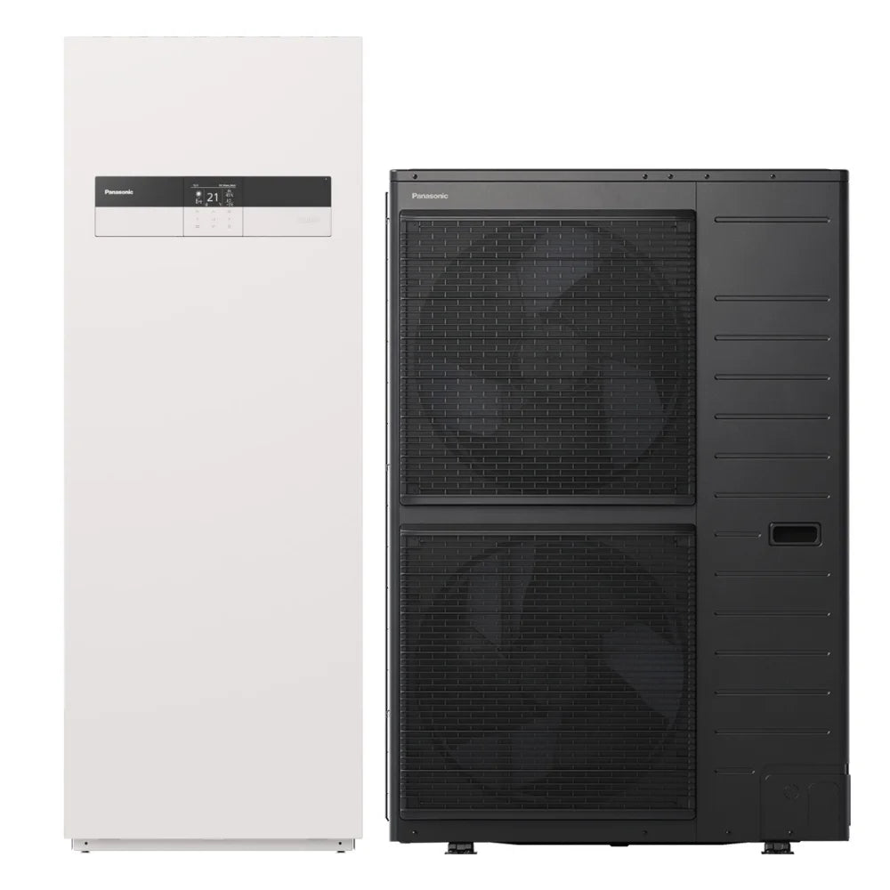 Panasonic Aquarea High Performance osztott hőszivattyú K generáció egyfázisú 12kW 185l HMV (KIT-ADC12K6E5)