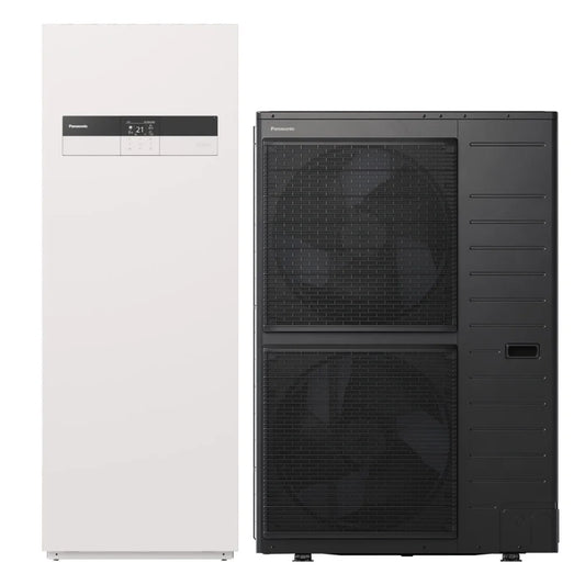 Panasonic Aquarea High Performance osztott hőszivattyú K generáció háromfázisú 12kW 185l HMV (KIT-ADC12K9E8)