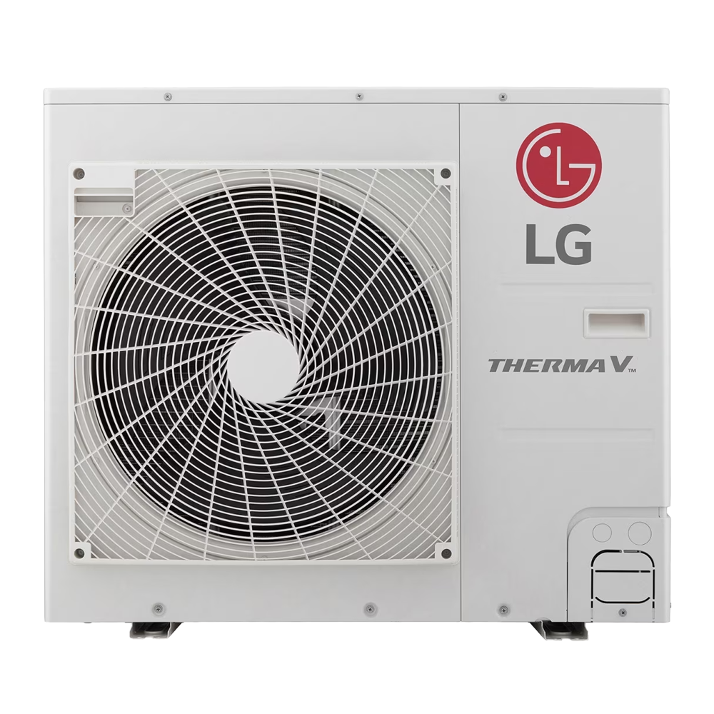 LG Therma V hidro-split hőszivattyú 12kW, 1 fázis (HN1600MC.NK1 + HU121MRB.U30) - Hőszipka